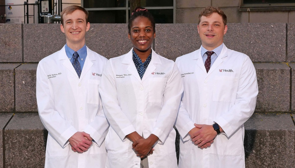Chief Residents in lab jackets
